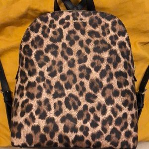 Michael Kors Cindy Leopard Backpack